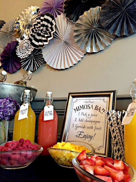 Tim Burton Party, Halloween Bridal Showers, Purple Bridal Shower, White Bridal Shower, Blue Bridal Shower, Mimosa Bar, Bridal Shower Brunch, Blue Bridal, Bridal Brunch