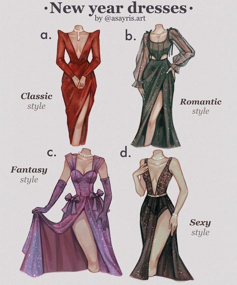 Different Types Of Dresses, Procreate Illustration, Fashion Design Patterns, Clothing Design Sketches, Fashion Vocabulary, Dress Design Sketches, Fashion Illustration Dresses, Fashion Illustration Sketches, Fashion Design Drawings