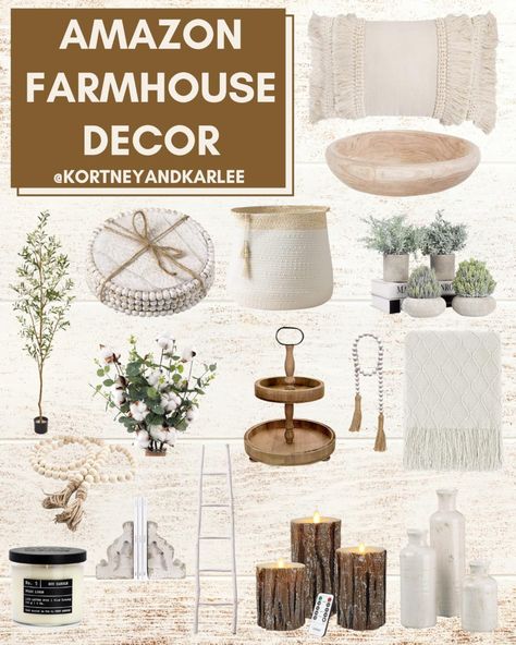 Shop recommended products from Kortney and Karlee on www.amazon.com. Learn more about Kortney and Karlee's favorite products. Summer Home Decor, Favorite Products, Summer House, Farmhouse Style, Farmhouse Decor, Farmhouse, Home Decor, Home Décor