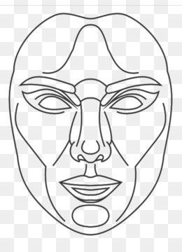 Perfect Face Png, Perfect Face Ratio, Face Ratio, Abstract Girl Face, Line Art Projects, Face Outline, Drawing Face Expressions, Face Template, Drawing Face