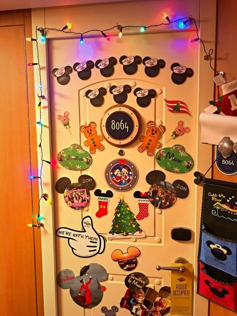 Merrytime Disney Cruise Door, Disney Stateroom Door Decorations, Disney Door Magnets Cruise, Disney Cruise Line Door Decorations, Disney Cruise Christmas Door Decorations, Disney Cruise Door Decorations Ideas, Stateroom Door Decorations, Disney Cruise Christmas, Door Decorations Christmas