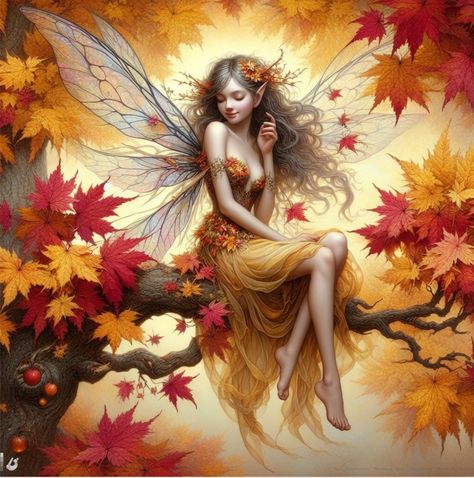 Fall Fairy Wallpaper, Fall Fairies, Autumn Fairy Art, Fall Fairy, Faery Art, Fairy Wallpaper, Autumn Fairy, Artistic Furniture, Fairy Pictures