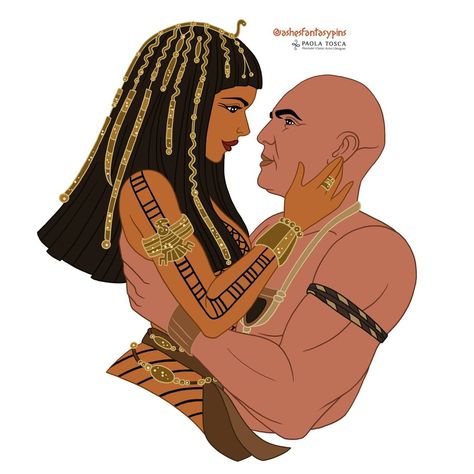 Anck Su Namun & Imhotep (Drawing by PaolaToscaArt @Instagram) #TheMummy Anck Su Namun, Rachel Weisz The Mummy, The Mummy Film, Vintage Winter Fashion, Brendan Fraser The Mummy, Mummy Movie, Night At The Museum, The Mummy, Live Action Movie