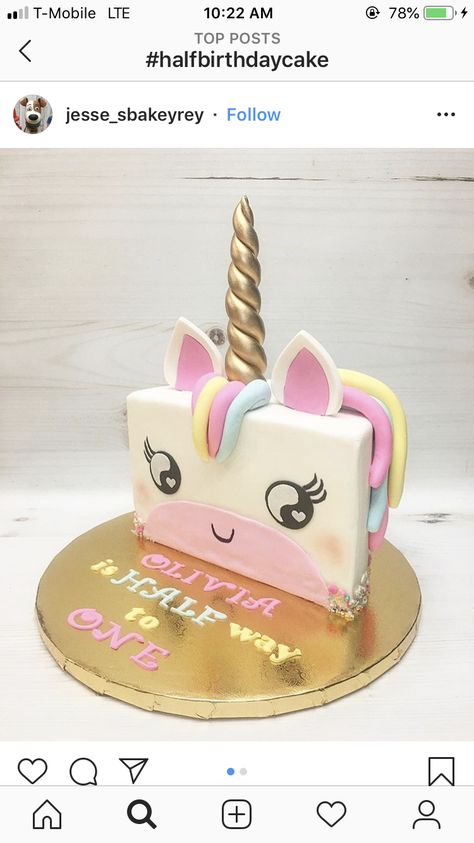 Princess Half Birthday Cake, Half Birthday Cakes Girl, Half Way To One Cake Girl, Cake For 6 Month Baby Girl, Half Cake For 6 Months Girl, Half Cake Birthday 6 Months Girl, 1/2 Birthday Cake 6 Months Girl, Half Cake Birthday 6 Months Girl Unicorn, Baby Shower Gender Reveal Cake