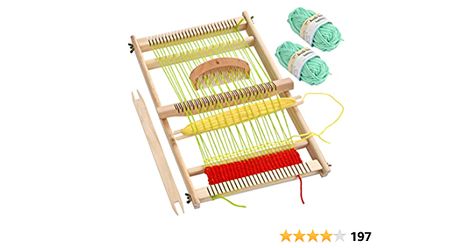 Amazon.com: FOCCTS Wooden Multi-Craft Weaving Loom Large Frame 9.84 x 15.35 x 1.3 inch, Tapestry Loom Wooden Weaving Loom Creative DIY Weaving Art for Kids, Beginners and Experts, Came Pre-Warped for Quick Start Diy Knitting Machine, Diy Knitting Loom, Lap Loom, Mini Loom, Loom Machine, Hand Knitting Diy, Weaving Machine, Diy Educational Toys, Weaving Loom Diy