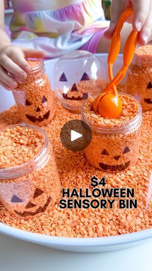 Halloween Sensory Activities, Halloween Sensory Play, Halloween Sensory Bin, Fall Sensory Bin, Activity Sensory, Fall Sensory, Kids Exercise, Halloween Sensory, Play Hacks