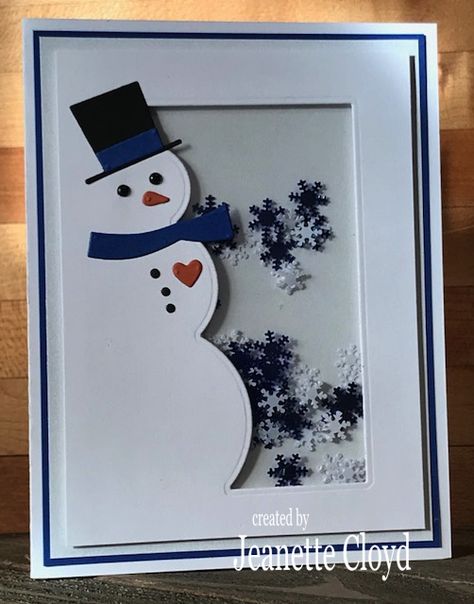 Snowman Christmas Cards, Forest Ranger, Cheaper Than Therapy, Simple Christmas Cards, White Cards, Snowman Cards, Creative Scrapbook, Bottle Cap Crafts, Christmas Card Crafts