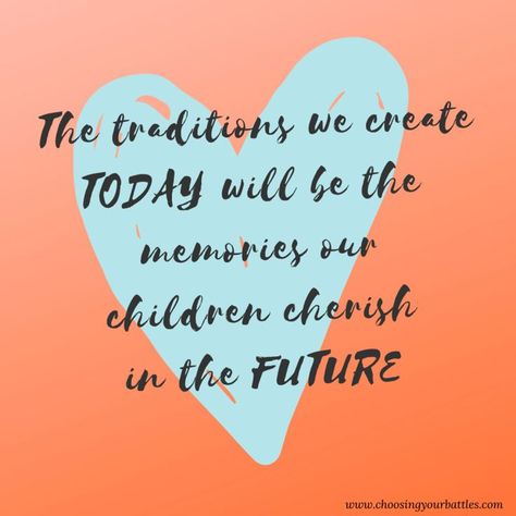 Here are a few unique ideas to start fun family traditions! For kids, family traditions are something to look forward to, and ground them, whether it’s on a weekly basis, or just during holidays! There’s even a cute free printable so you can start building memories with your children even faster. New Traditions Quotes, Traditions Quotes Family, Traveling With Family Quotes, Tradition Quotes Family, Quotes About Tradition, Family Traditions Quotes, Family Day Wishes, Gathering Quotes, New Family Traditions