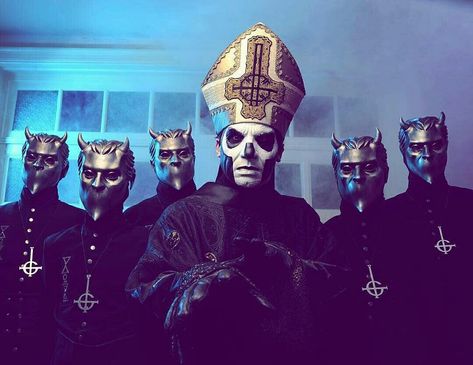 Ghost Band Wallpaper, Banda Ghost, Papa Emeritus Iii, Ghost Banda, Ghost Papa Emeritus, Band Wallpaper, Nameless Ghouls, Papa Emeritus, Ghost Papa