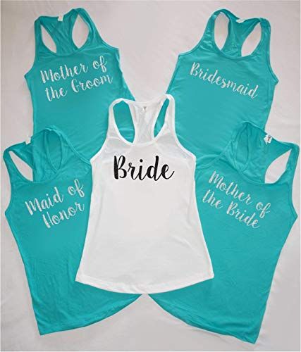 Bride, Bridesmaid, Maid of Honor - Bachelorette Party Shirts, Bridal Party Tank Tops, Bride Tank Bridal Party shirts - Bridal party tanks,#Honor, #Bachelorette, #Party, #Bride Maid Of Honor Bachelorette Party, Bridal Party Tank Tops, Mermaid Bachelorette, Bachelorette Tanks, Bachelorette Party Tanks, Matching Hats, Party Tank Top, Engagement Party Dresses, V Necks