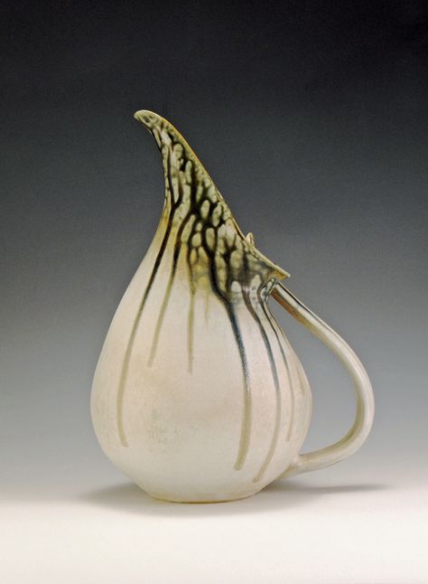 Pitcher plant pitcher - River Otter pottery Otter Pottery, Pitchers Pottery, River Otter, Wheel Throwing, Pitcher Plant, Pottery Pitcher, Ceramics Pottery Art, Ceramic Pitcher, Pottery Designs