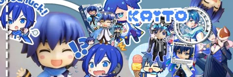 Kaito Banner Vocaloid, Kaito Banner Gif, Kaito Discord Banner, Kaito Header, Vocaloid Header, Kaito Banner, Kaito Gif, Vocaloid Banner, Blue Aesthetic Banner