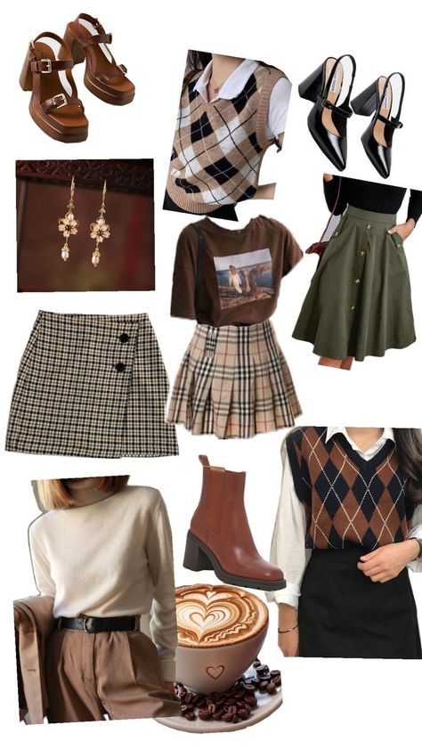 Dark Academia Spring, Ireland Outfits, Dark Academia Outfit, Cottagecore Outfits, Artsy Outfit, Boho Style Outfits, Simple Trendy Outfits, Lookbook Outfits, Polyvore Outfits