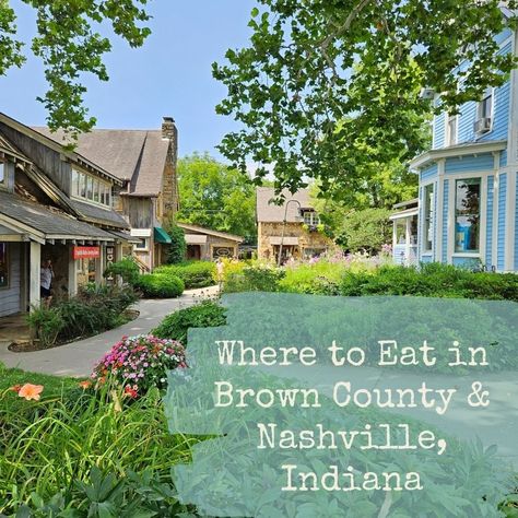 This in-depth guide covers the best restaurants in Nashville & Brown County, Indiana!  A must-read for anyone planning a trip to Brown County. Indiana Restaurants, Best Restaurants In Nashville, Nashville Restaurants Best, Nashville Indiana, Brown County Indiana, Brown County, Restaurant Guide, Planning A Trip, Beer Garden