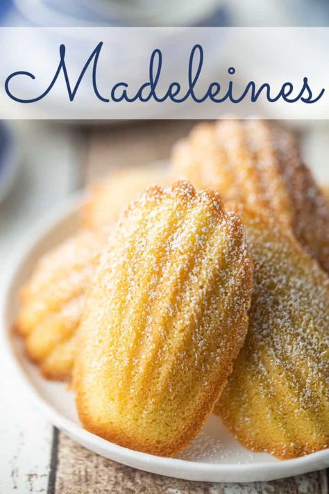 Madeleine Cookies Recipe, Madeline Cookies Recipe, Madelines Recipe, Madeleine Cookies, Madeleine Cake, Madeline Cookies, Madeleine Recipe, Madeleine Cookie, French Pastries