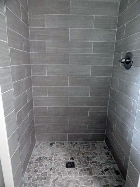 Gray Shower Tile, Armoire Design, Grey Bathroom Tiles, Tile Remodel, Small Remodel, Room Tiles, Bathroom Shower Tile, Shower Tile Designs, Bathroom Remodel Shower