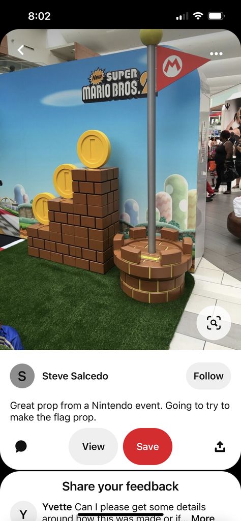 Super Mario Outdoor Decor, Mario Tunnel, Super Mario Castle, Hoco Floats, Mario Castle, Mario Halloween, Mario Bros Birthday Party Ideas, Dance 2023, Castle Party