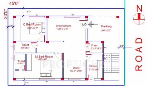 SV Avenues (2BHK+2T (1,250 sq ft) 1250 sq ft) 1250 Sq Ft House Plans, 40x60 House Plans, 20x30 House Plans, 20x40 House Plans, 30x40 House Plans, 2bhk House Plan, Indian House Plans, Custom Home Plans, Duplex House Plans