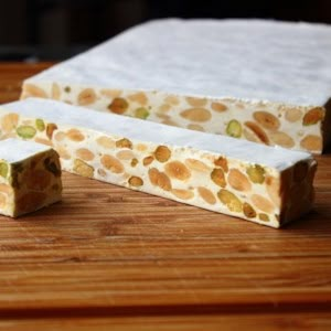 Torrone (Italian Nut and Nougat Confection) Recipe and Video Torrone Recipe, Nougat Recipe, Nougat Candy, Kolaci I Torte, Food Wishes, Christmas Candy Recipes, Italian Cookies, Homemade Candies, Baking Cake