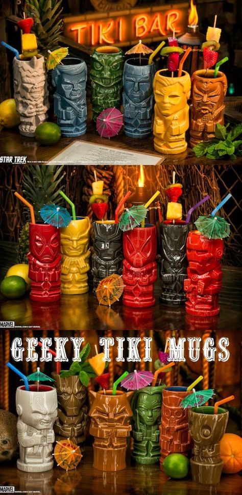 Tiki Kitchen Ideas, Tiki Theme Wedding, Backyard Tiki Bar Ideas, Tiki Patio Ideas, Tikki Bar, Tiki Wedding, Enchanted Tiki Room, Tiki Decor, Tiki Bar Decor