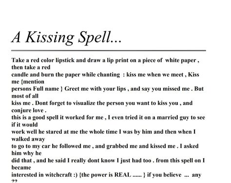 Kiss Me Spell, Ways To Describe A Kiss, Prayer For Wisdom, Kissing Quotes, Chart Astrology, Birth Chart Astrology, Wiccan Spell Book, Writing Inspiration Prompts, Lips Print