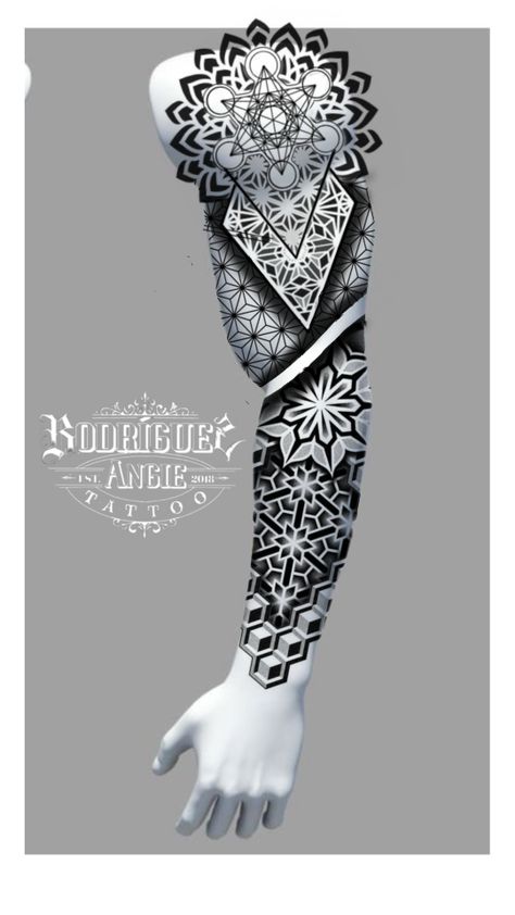 Mandala Tattoo Designs For Women, Geometric Shapes Tattoo Design, Geometric Tattoo Sleeve Designs Stencil, Geometric Tattoo Sleeve Designs Men, Geometric Tattoo Men Sleeve, Geometric Sleeve Tattoos Mens Arm, Mens Geometric Tattoo, Geometric Tattoo Designs Men Arm, Geometric Mandala Tattoo Design Men