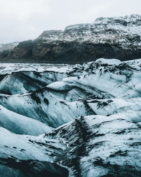 The scarred surface of Sólheimajökull❄️✨ Walking on a glacier is always an awe inspiring experience. 🤩🧊 With it’s deep crevasses and towering ice walls you almost forget you’re still on Earth. 🌍 #climbing #iceclimbing #hiking #trekking #hike #adventure #iceland #icelandtour #icelandnature #vatnajokull #glacier #icelandscape #icelandtravel #icelandadventure #icelandphotography #photography #travel #photographylovers #shotoniphone #iphonephotography @apple @sonyalpha @sony.nordic @sony @so... Solheimajokull Glacier, Vatnajokull Glacier, Iceland Glacier, Iceland Nature, Iceland Adventures, Iceland Itinerary, Iceland Photography, House Of Black, Ice Climbing