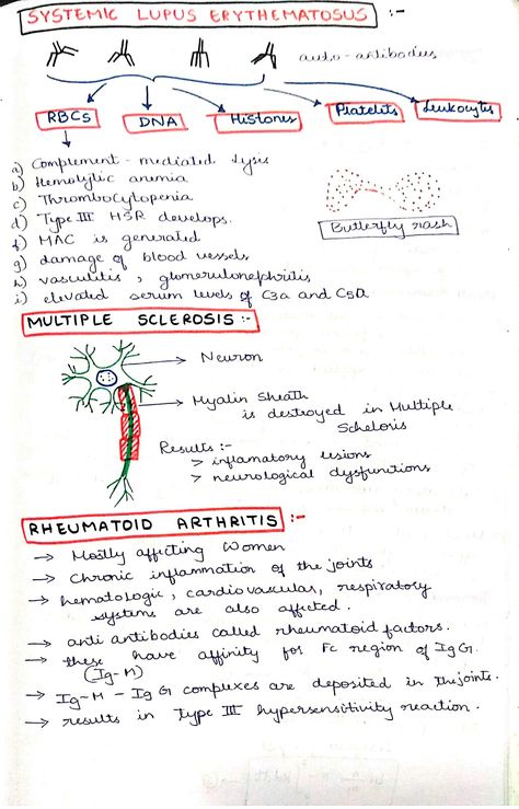 Immune Disorders Autoimmune, Immune Disorders, Medical Terminology Study, Clinical Chemistry, Study Biology, Auto Immune, Medical School Studying, Print Outs, Medical Terminology