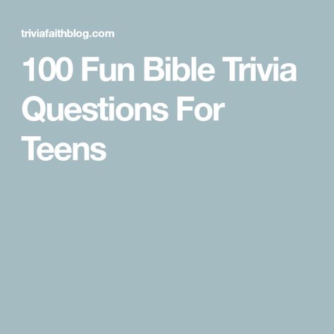 Easy Bible Trivia Questions And Answers, Bible Trivia For Youth, Bible Jeopardy Questions And Answers, Bible Trivia For Kids, Bible Trivia Questions And Answers, Bible Trivia Questions, Church Game Night, Questions For Teens, Awana Games