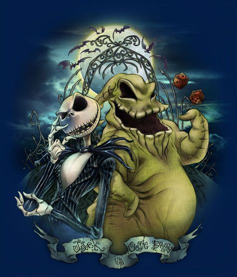 pedro astudillo disney | Jack vs. Oogie Boogie by Pedro Astudillo Nightmare Before Christmas Drawings, Nightmare Before Christmas Tattoo, Tim Burton Characters, Jack The Pumpkin King, Nightmare Before Christmas Wallpaper, Image Halloween, Christmas Tattoo, Tim Burton Art, Sally Nightmare