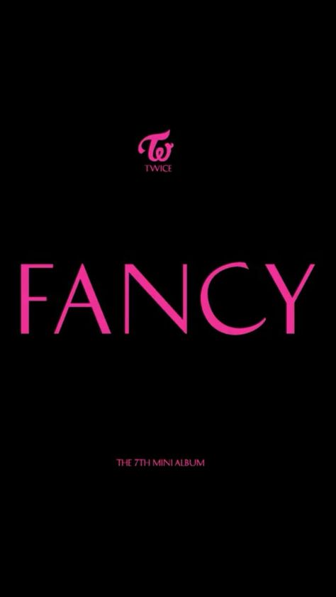 Twice Album Cover, Fancy Twice, Logo Twice, Printable Photocards, Editing Pngs, Twice Fancy, Fancy Logo, Twice Photocard, Photocards Twice