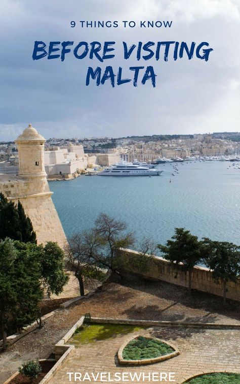 9 Things to Know Before Visiting Malta, from when to visit, the islands of Gozo and Comino, plus other travel advice, via @travelsewhere Visiting Malta, Bucket List Europe, Malta Beaches, Malta Travel, Backpacking Europe, Have Inspiration, European Destinations, The Number 1, Europe Travel Guide