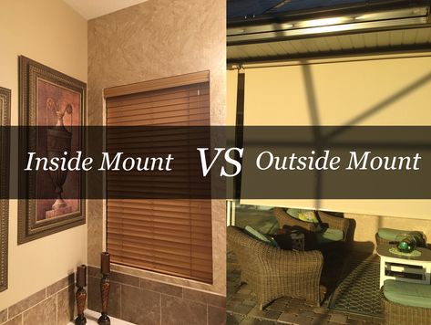 Inside Mounts vs Outside Mounts for Blinds and Shades | Blindster Blog Shades Outside Mount, Inside Mount Blinds, Outside Mount Blinds, Deep Window Sill, Window Treatments Ideas, Window Opening, Select Blinds, Blinds And Shades, Outside The Window