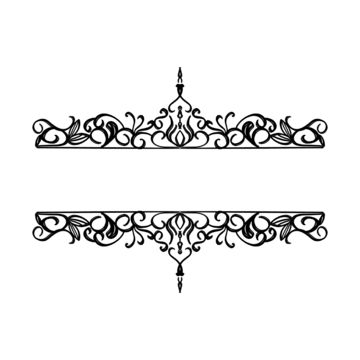 Template Border, Victorian Border, Border Drawing, Flourish Border, Wedding Borders, Simple Border, Victorian Frame, Drawing Template, Border Png