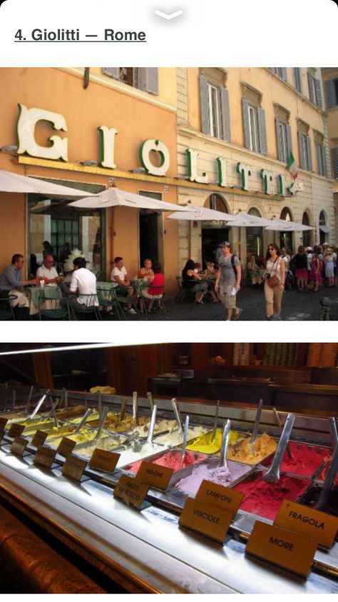 Giolitti | Rome | Famous long-standing gelato place Rome Gelato, Rome, Ice Cream