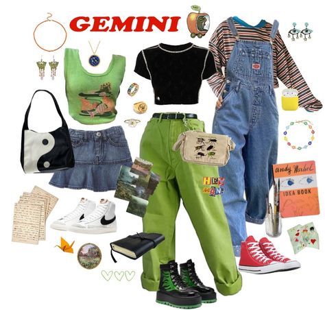 Gemini Fits ♊️ Outfit | ShopLook Gemini Clothes Aesthetic, Gemini Fashion Aesthetic, Gemini Venus Outfits, Gemini Outfits Aesthetic, Gemini Outfits, Zodiac Signs Outfits Style Inspiration, Gemini Fashion, Venus Sign, Chains Aesthetic