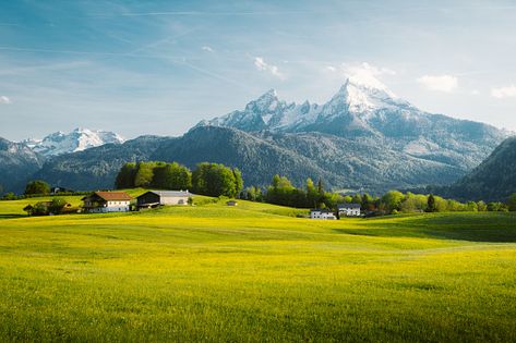 Springtime Pictures, Switzerland Landscape, Swiss Landscape, Destop Wallpaper, Landscape Reference, Pc Photo, Mountain Landscape Photography, Reference Art, Wallpaper Laptop