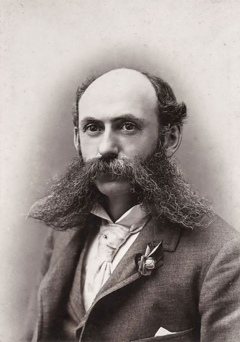 Golden Age of Facial Hair: Cool Photos That Defined Beard Styles of Victorian Men Mutton Chops Beard, Facial Hair Styles, Scruffy Beard, Mutton Chops, Victorian Men, Man With A Beard, Great Beards, As Humans, Moustaches