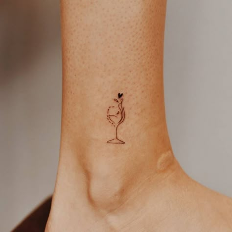 Tiny Champagne Glass Tattoo, Wine Glass Tattoo, Books Tattoo, Wine Tattoo, Beer Tattoos, Airplane Tattoo, Matching Friend Tattoos, Small Matching Tattoos, Airplane Tattoos