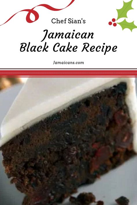 Carribean Black Cake, Black Cake Jamaican, Alcoholic Cake, Caribbean Fruit Cake Recipe, Jamaican Dessert, Jamaican Black Cake, Jamaican Christmas Cake, Black Cake Recipe, Jamaican Fruit Cake