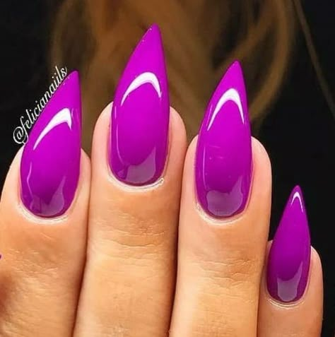 Fuchsia Nails, Acrylic Nails Summer, Magenta Nails, Nails Summer Nails, Purple Acrylic Nails, Nails Stiletto, Nails Only, Nails Summer, Pink Acrylic Nails