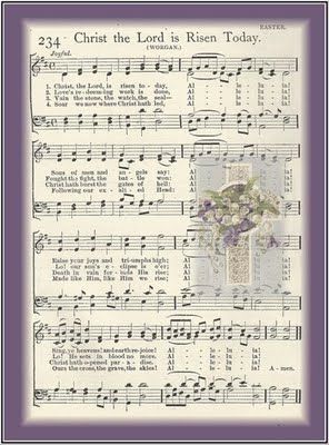 Christ the Lord is Risen Today ~ Free Hymn Printable Easter Hymns, He Is Risen Indeed, Hymn Sheet Music, Hymn Music, He Is, Church Songs, Hymns Lyrics, Resurrection Day, Christian Song Lyrics