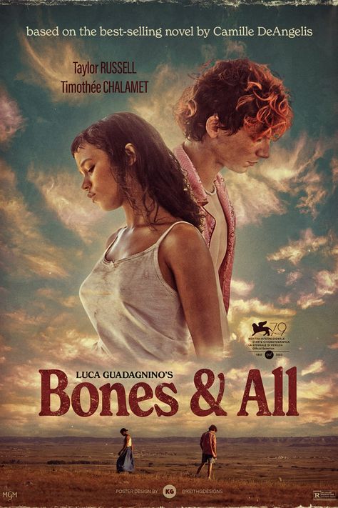 Bones Poster, Eating People, Bones And All, Movie Poster Design, Luca Guadagnino, College Poster, Best Movie Posters, Perfect Movie, Key Art