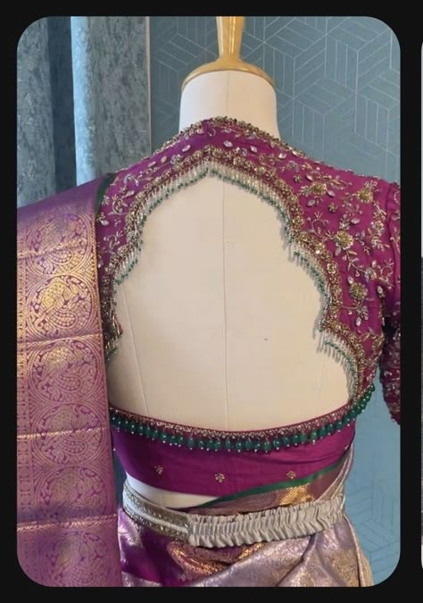 Fancy Blouses For Lehenga, Beads Blouse Design, Kanjeevaram Blouse Designs, Bridal Embroidery Blouse Designs, Pattu Blouse Designs, Blue Blouse Designs, Silk Saree Blouse Designs Patterns, Latest Bridal Blouse Designs, Blouse Designs Catalogue