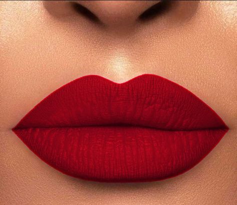 Matt Red Lipstick, Red Lipstick Makeup Blonde, Lipstick Making, Lipstick Looks, Red Lipstick Makeup Looks, Evening Eye Makeup, Red Lipstick Matte, Girls Lipstick, Best Red Lipstick