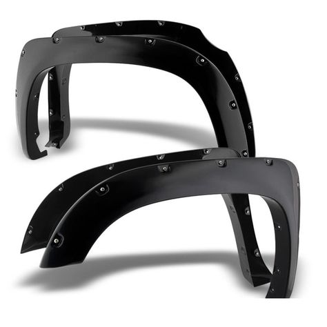 2014-2015 Toyota Tundra Pocket Rivet Bolt Style Fender Flare - Smooth Black 2015 Toyota Tundra, Tundra Trd, 2006 Chevy Silverado, Ford F250, Gmc Sierra 1500, Toyota Tundra, Fender Flares, Chevy Silverado, Best Wear