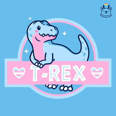 Trans Dinosaur, Trans Flag Art, Masc Tips, Gender Identity Crisis, Pride Animals, Lgbt Aesthetic, Protect Trans Kids, Lgbtq Art, Top Surgery