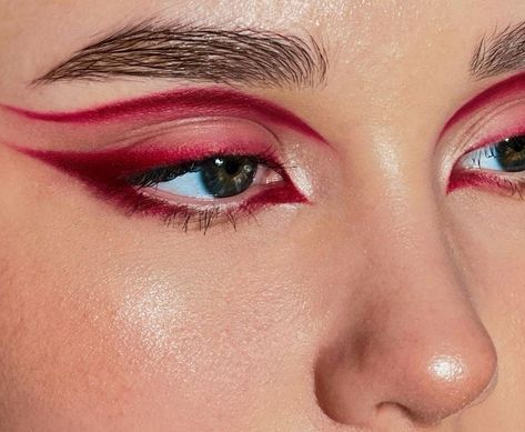 Maquillage On Fleek, Ethereal Makeup, Red Makeup, Eye Makeup Designs, Dope Makeup, Creative Eye Makeup, Creative Makeup Looks, Glamour Makeup, Eye Makeup Art