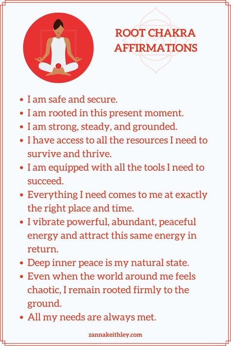 Chakra Poses, Chakra Knowledge, Universe Laws, Root Chakra Affirmations, Sacral Chakra Affirmation, Balancing Chakras, Journal June, Sacral Chakra Healing, Chakra Mantra