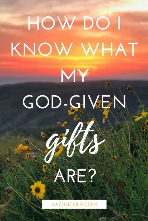 How Do I Know What My God-Given Gifts Are? | Spiritual Gifts | Spiritual Gifts Test | How Do I Know My Purpose? | Kaci Nicole Kaci Nicole, Spiritual Gifts Test, Christian Mentoring, Overcoming Insecurity, Bible Sayings, Jesus Praying, Prayers For Strength, My Purpose, Journaling Bible